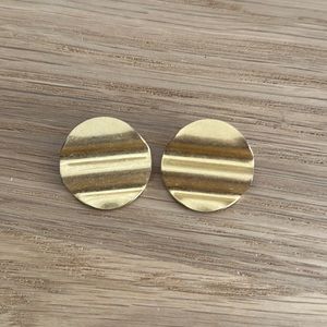 Gold statement earrings Madewell